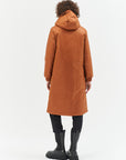 HAZEL MIDI COAT PADDED WITH CAMEL WOOL AND MEIDA