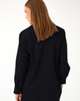 BAMBOO BLACK LOOSE FIT SHIRT