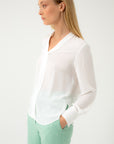 V-NECK WHITE BLOUSE