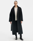 OVERSIZED BLACK LONG COAT