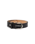 LEATHER HAZEL BELT WITH SILVER DETAILS