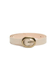 BEIGE LEATHER BELT