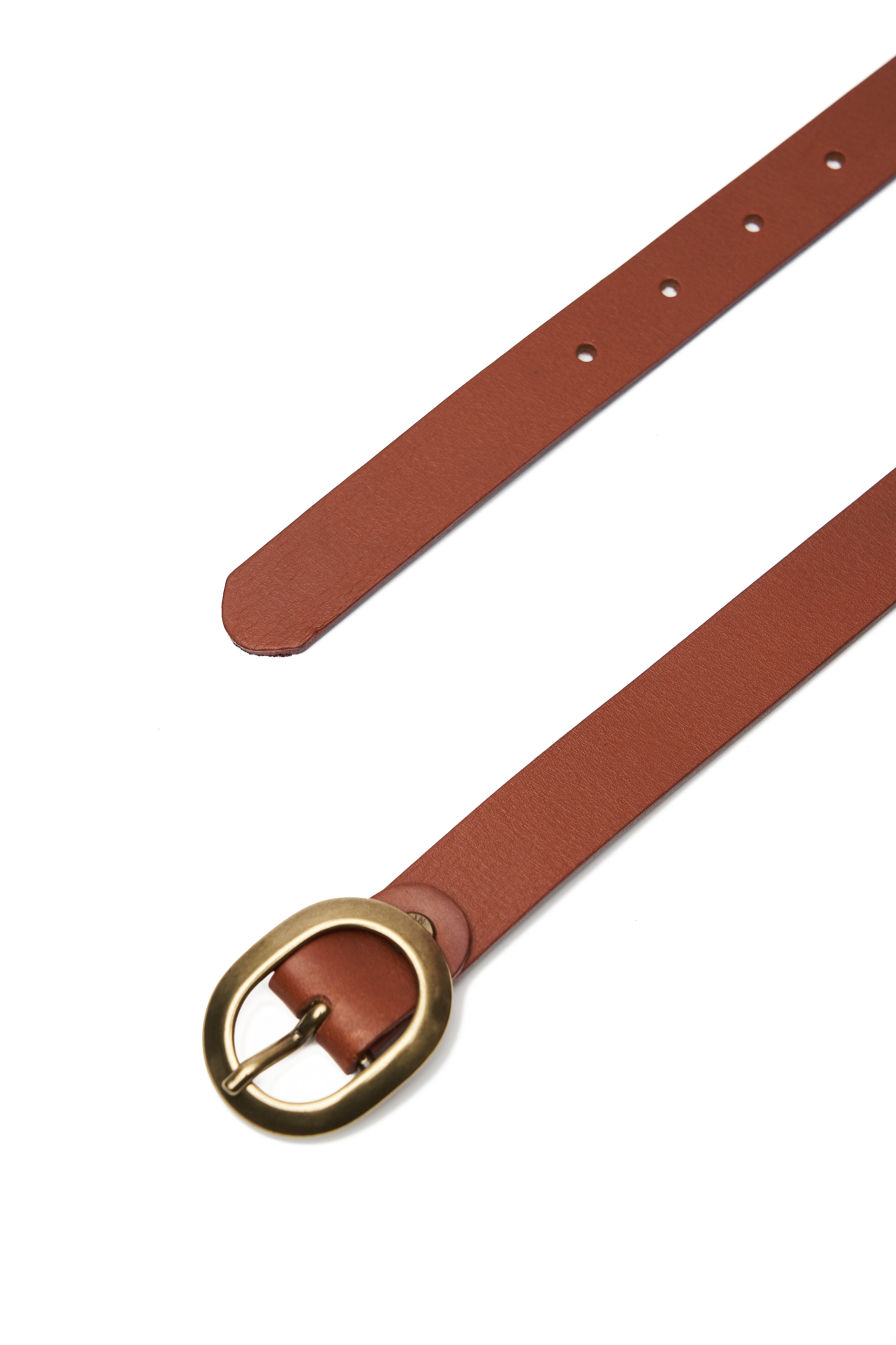 BROWN LEATHER BELT