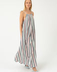 MAXI STRIPED BEACH DRESS