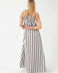 MAXI STRIPED BEACH DRESS