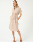 ORGANIC COTTON STRIPED DRESS