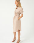 ORGANIC COTTON STRIPED DRESS