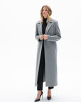 ONE BUTTON CLASSIC GREY COAT