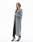 ONE BUTTON CLASSIC GREY COAT