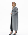 ONE BUTTON CLASSIC GREY COAT