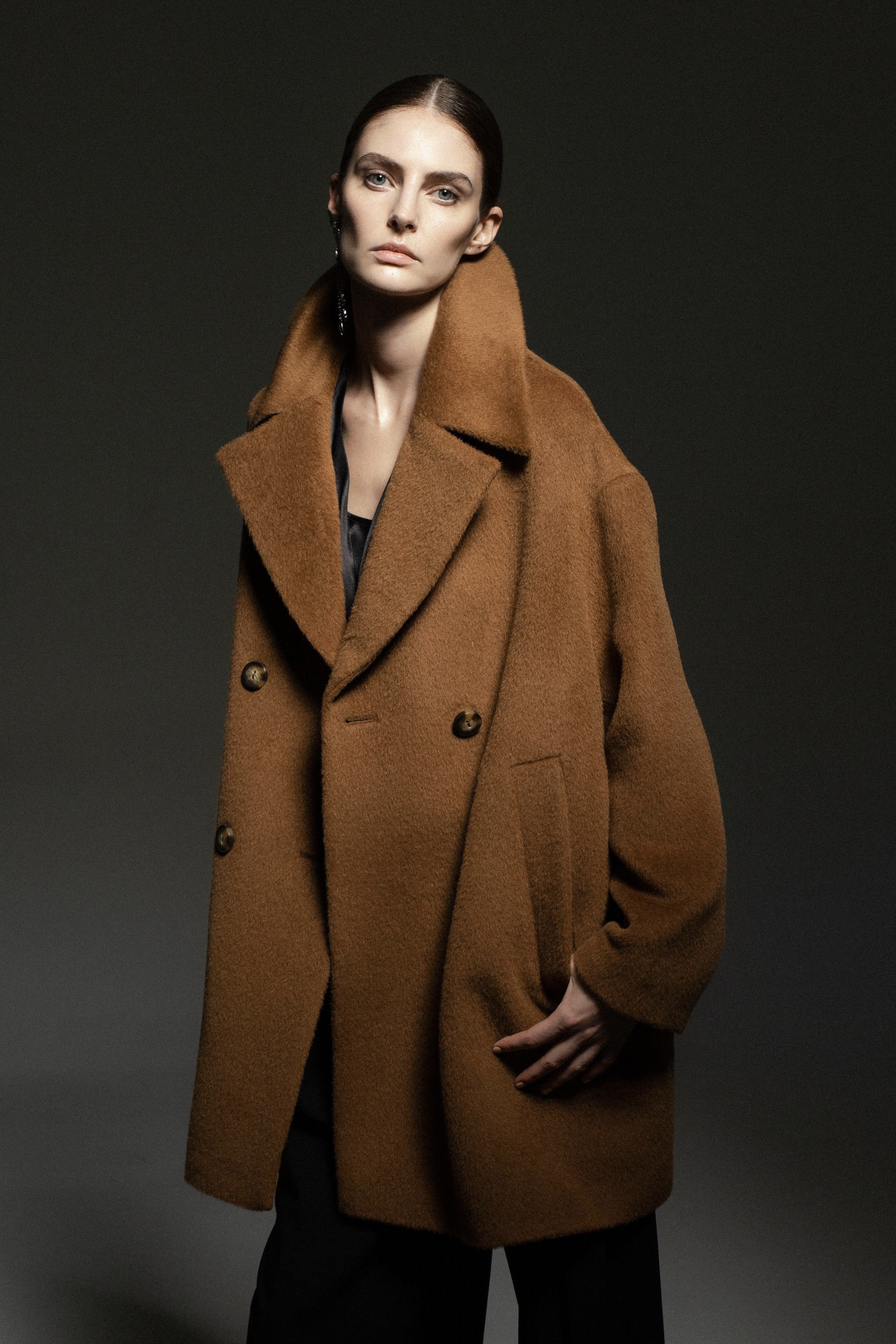 OVERSIZED TOPCOAT CAMEL