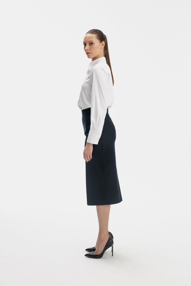 NAVY PENCIL SKIRT