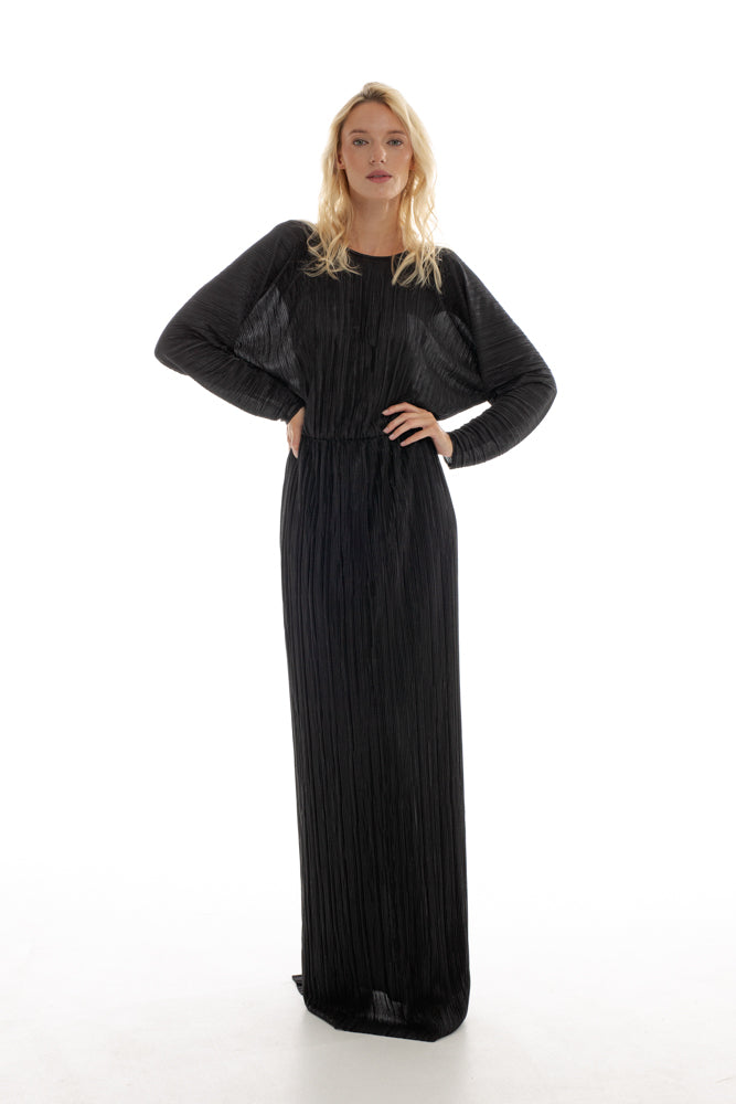 EVENING MAXI DRESS WITH KIMONO SLEEVES