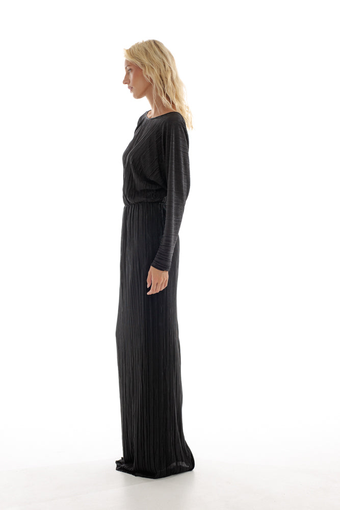 EVENING MAXI DRESS WITH KIMONO SLEEVES