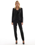 TUXEDO TYPE BLACK BLAZER