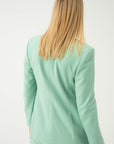 MINT FITTED JACKET WITHOUT COLLAR