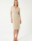 BEIGE DUSTCOAT TYPE DRESS