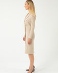 BEIGE DUSTCOAT TYPE DRESS