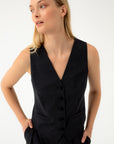 CLASSIC DARK GREY WOOL VEST