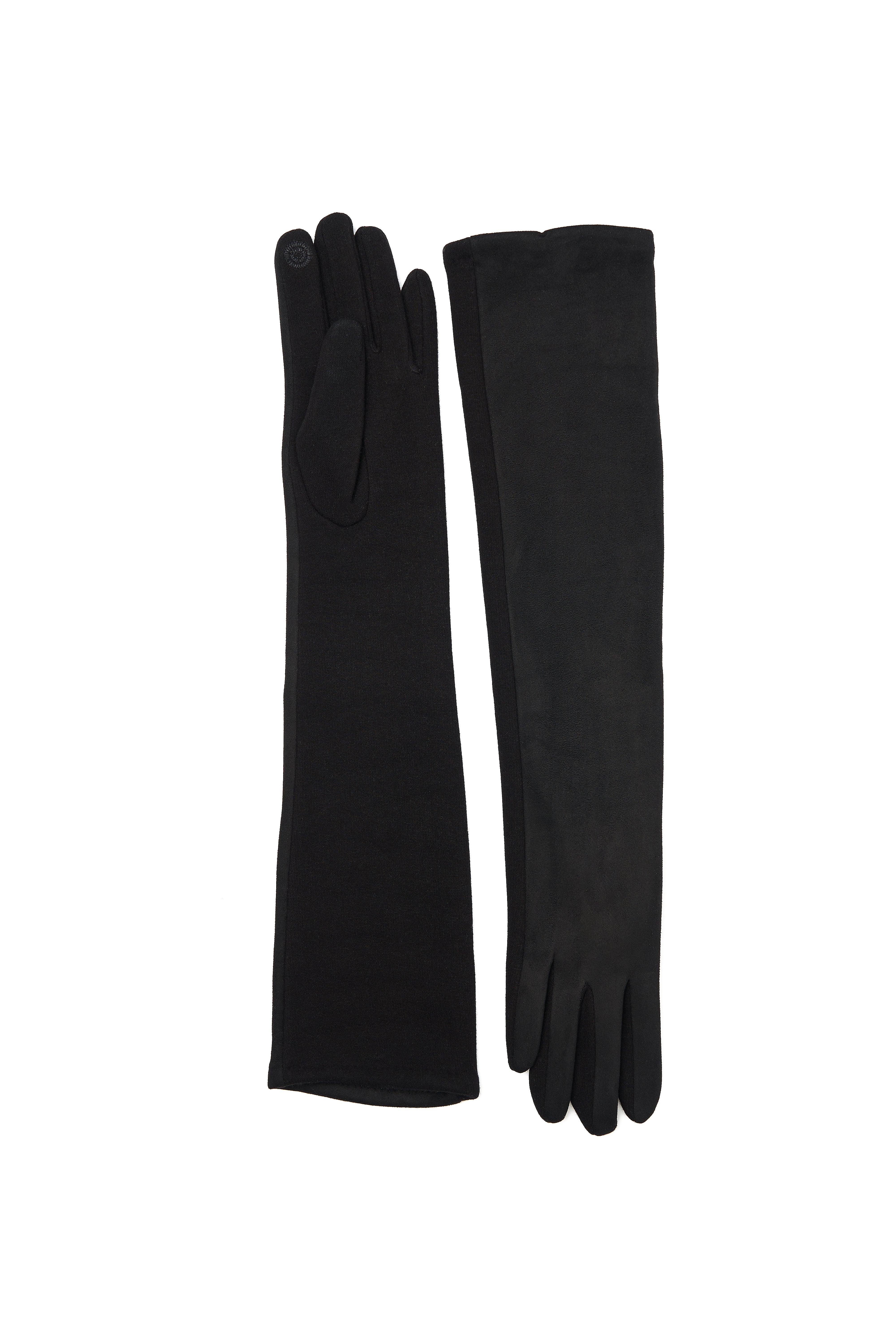 JERSEY LONG BLACK GLOVES