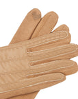 ECO LEATHER CAMEL GLOVES