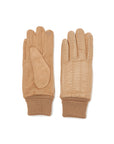 ECO LEATHER CAMEL GLOVES