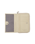 LEATHER SAND-COLORED WALLET