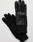 ECO LEATHER GLOVES BLACK