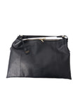 BIG LEATHER BLACK HANDBAG