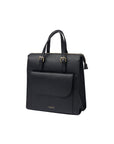 2in1 LEATHER BLACK HANDBAG