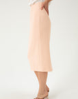 PENCIL HIGH WAIST PEACH SKIRT