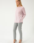 PURE WOOL OVERSIZED PINK SWEATER