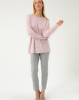 PURE WOOL OVERSIZED PINK SWEATER