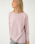 PURE WOOL OVERSIZED PINK SWEATER