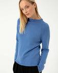 PURE WOOL LIGHT BLUE SWEATER