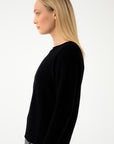 PURE WOOL BLACK SWEATER