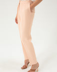 TAPERED PEACH TROUSERS