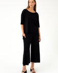 BLACK JERSEY CULOTTES