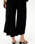 BLACK JERSEY CULOTTES