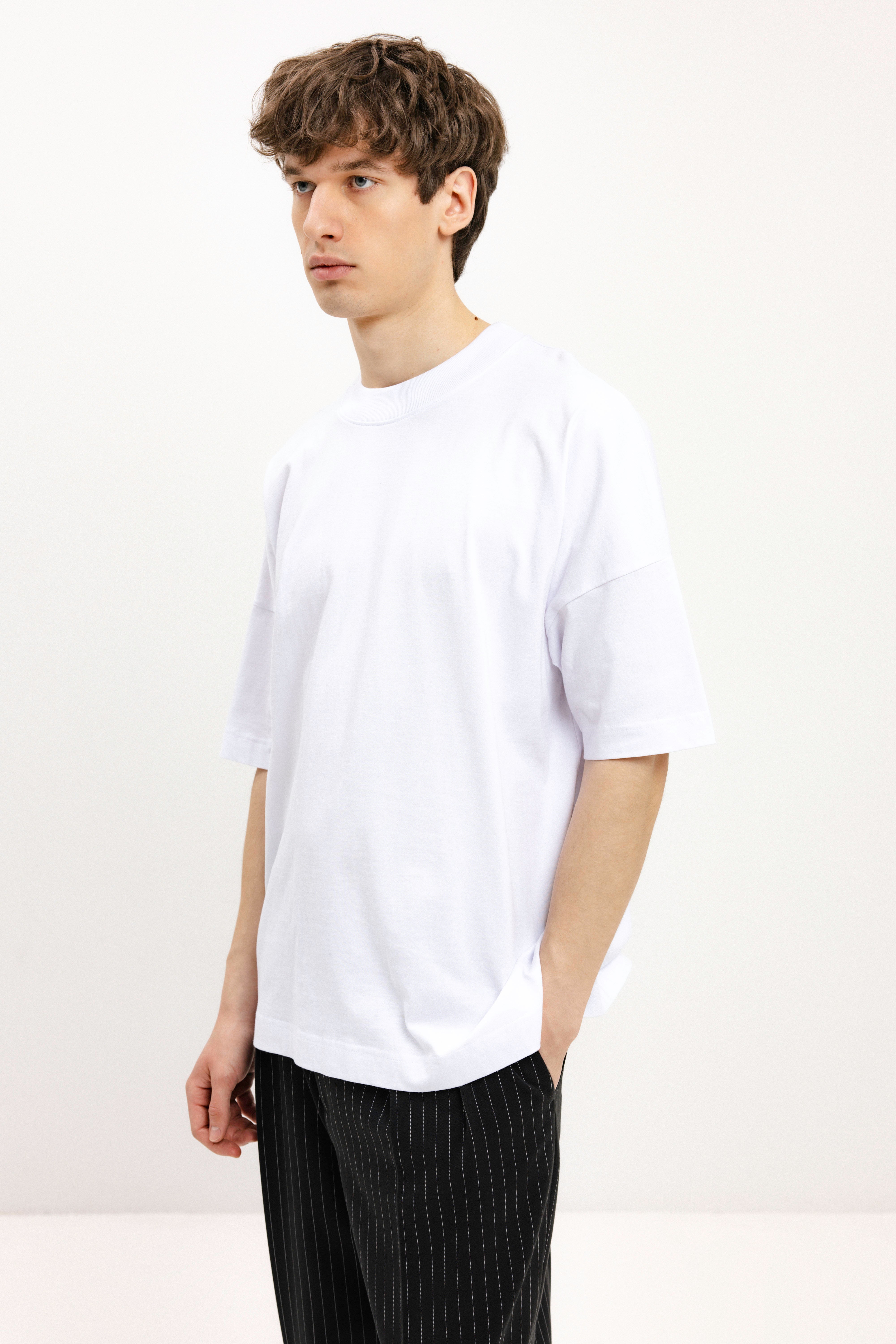 UNISEX BALTI MARŠKINĖLIAI