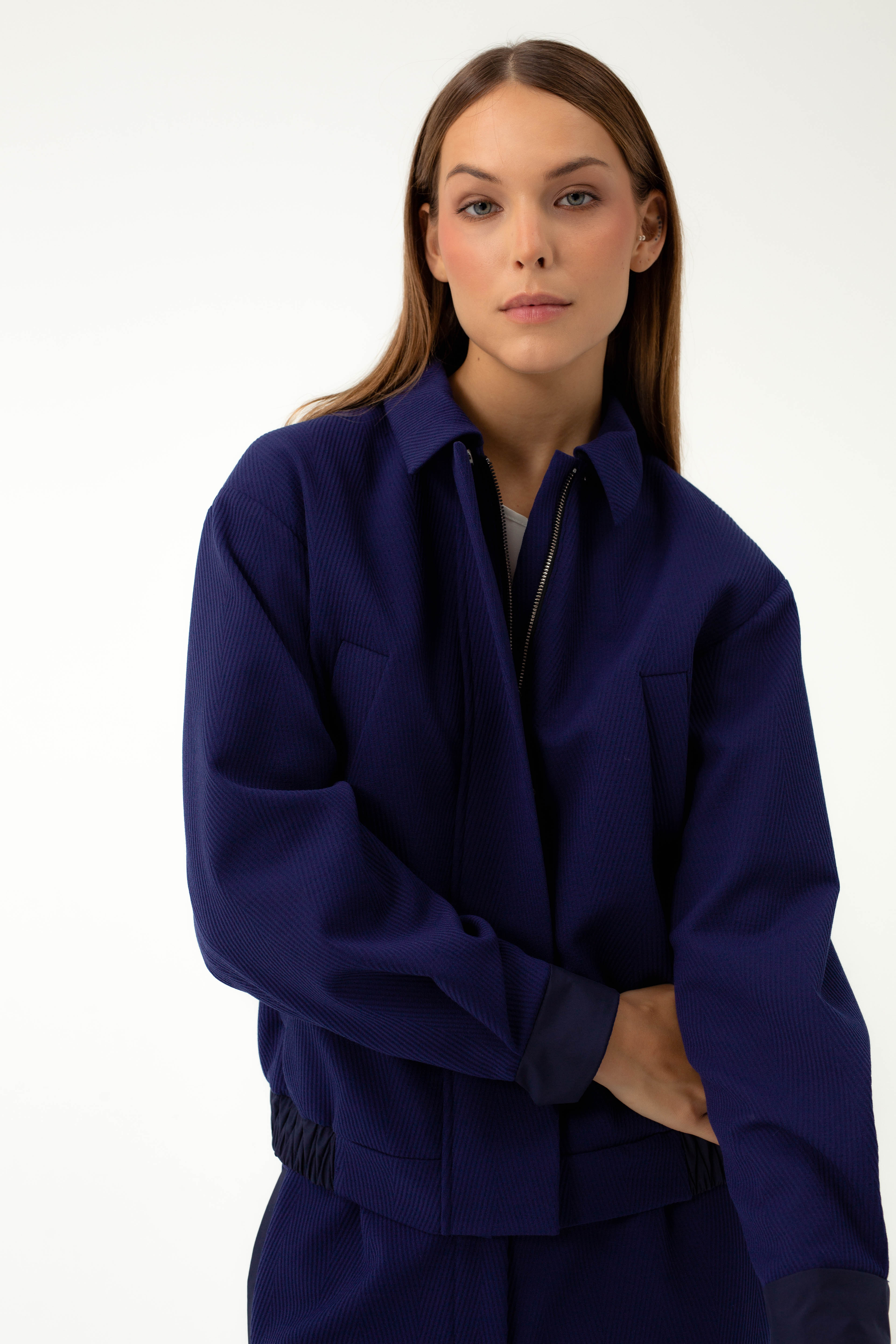 BLUE BOMBER JACKET