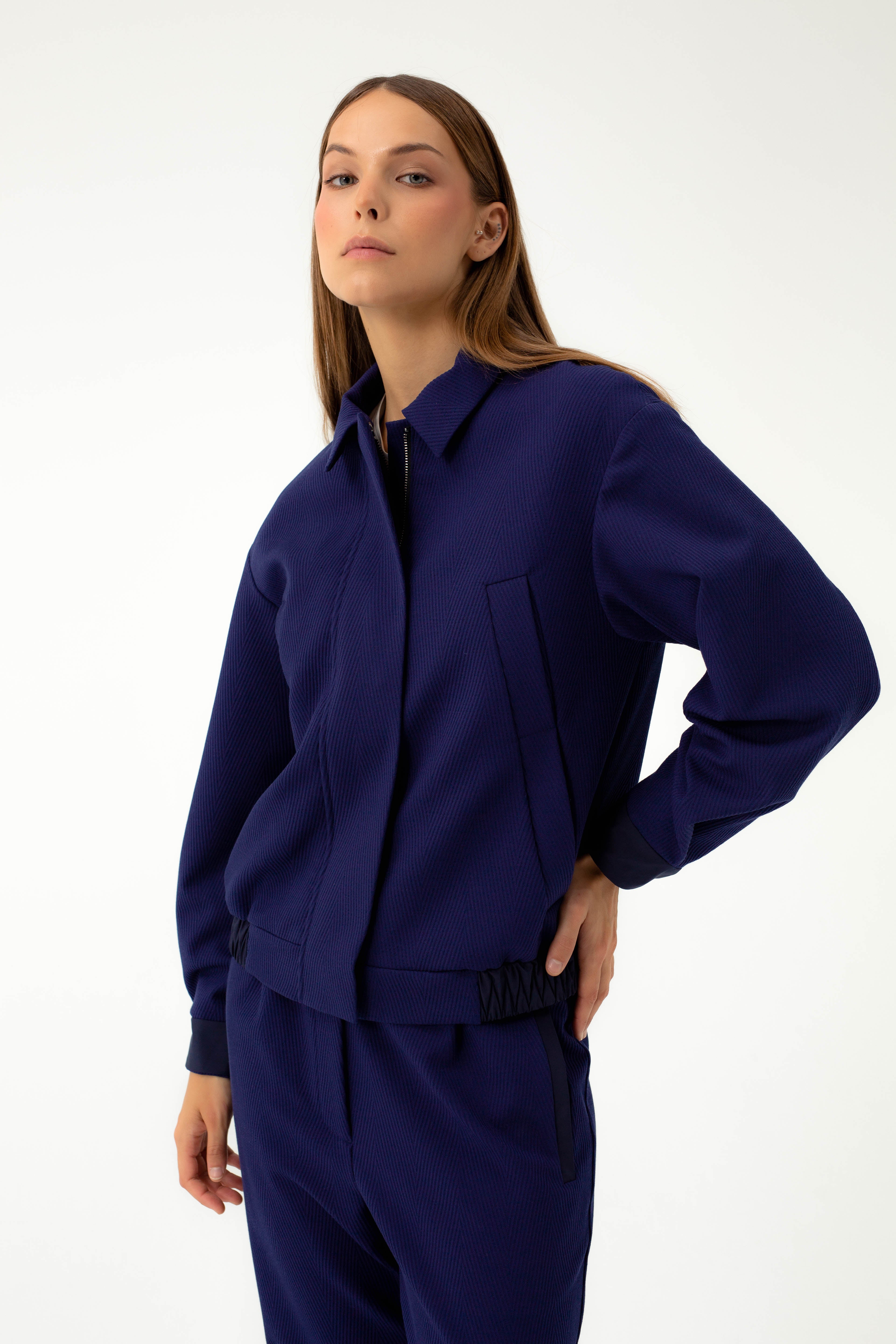 BLUE BOMBER JACKET