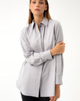 BAMBOO GREY LOOSE FIT SHIRT