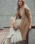 WOOL RICH CHIC COAT CAMEL