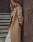 WOOL RICH CHIC COAT CAMEL