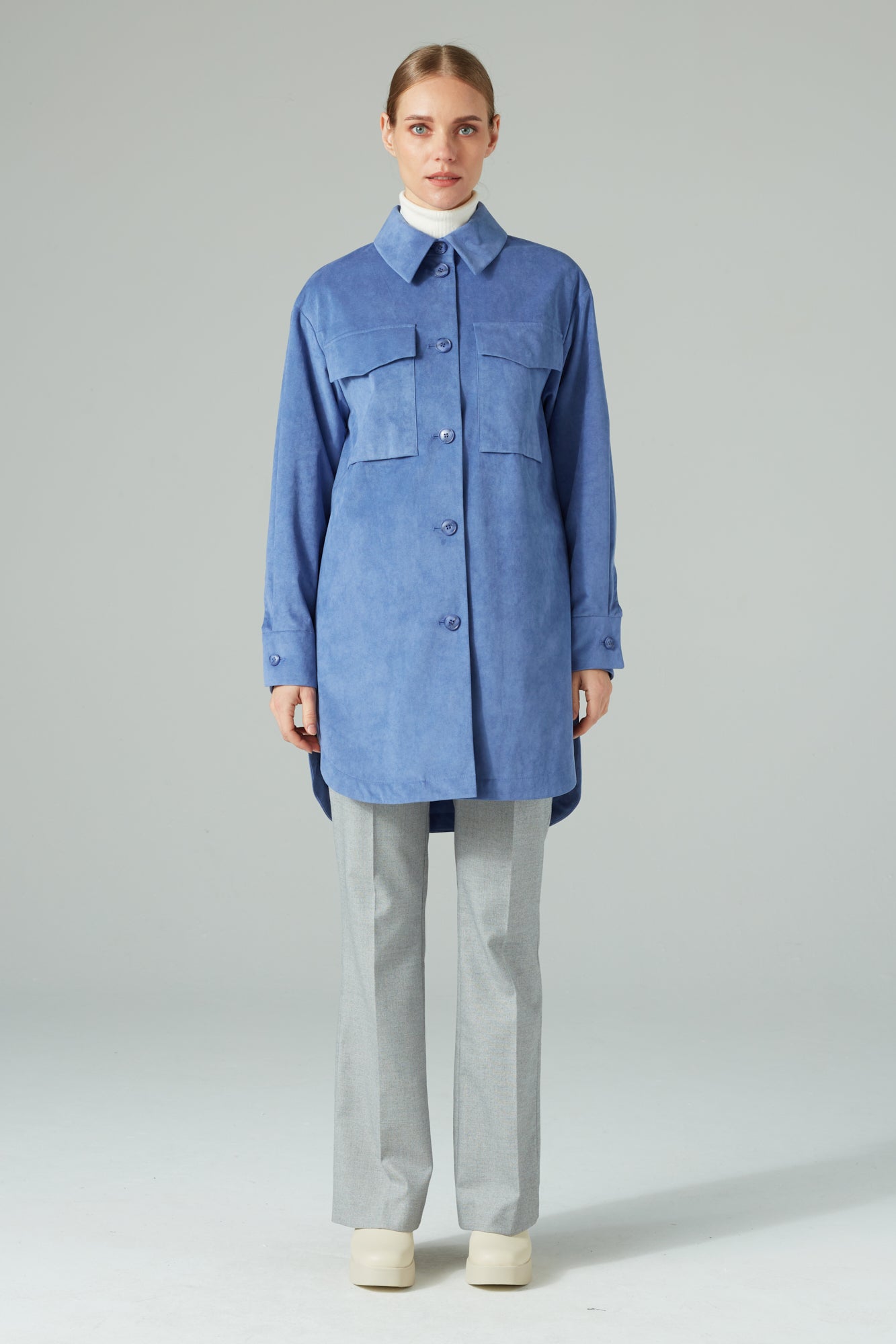 FUNCTIONAL SHACKET BLUE