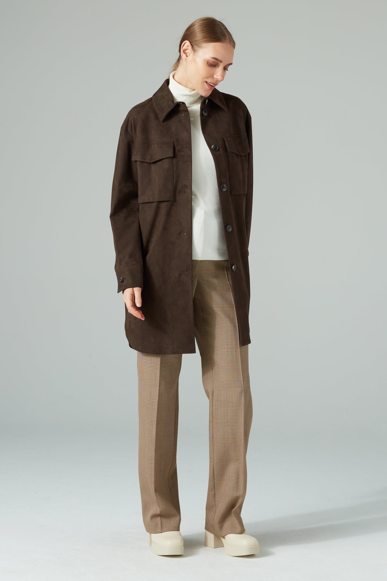 FUNCTIONAL SHACKET BROWN