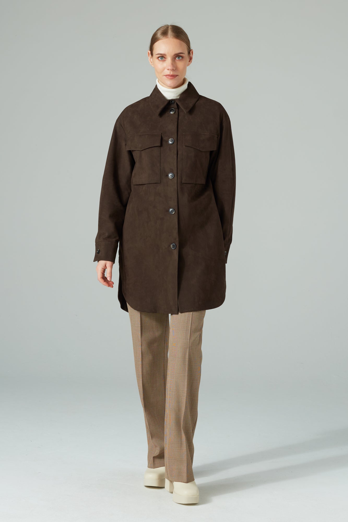 FUNCTIONAL SHACKET BROWN