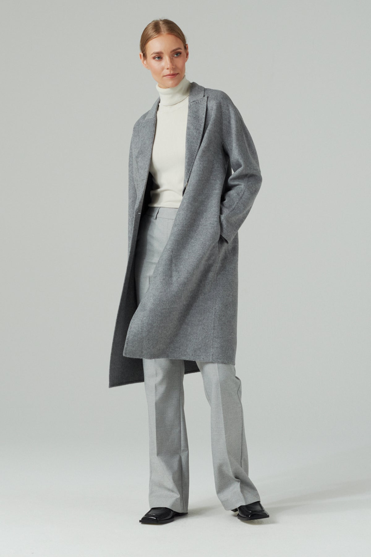 WOOL RICH CHIC COAT GREY