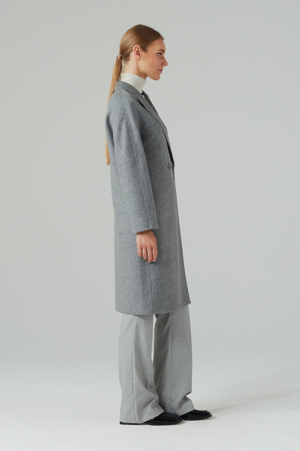 WOOL RICH CHIC COAT GREY